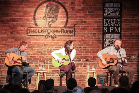 The listening room nashville tn - Answer 1 of 3: When I was in Nashville, I loved the Saturday brunch and show at the Listening Room. Four acoustical guitarists played separately and then some of them played together. The brunch show is sold out for this weekend and I …